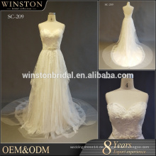 MOQ 1 PC späteste Entwürfe Hochzeitskleidmädchen-Parteikleider, Hochzeitskleid 2017, Porzellan Guangzhou-Hochzeitskleid
